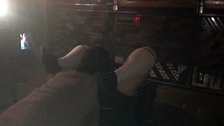 Late Night Pissing and Cum Swallowing Game