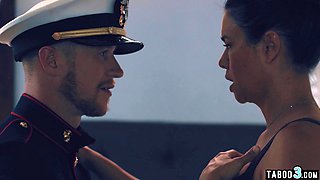 Stepson consoling his asian mommy stepmom