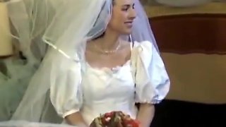 Hairy bride fucking and fisting