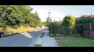 Hunt4k. delicious una fairy is not too innocent and showed her knockers and cunny in public