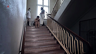 Lazy Cleaning Girl Andrea Has to Absolve a Rough Work Training