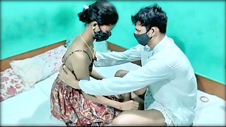 18+ Desi Indian step sister tight pussy Fuck by step brother's bed, Desi Village step Sister tight pussy fuck in hindi Xxxx