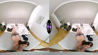 Hungarian beauty Brill Angel gets her shaved pussy pounded in steamy pov action