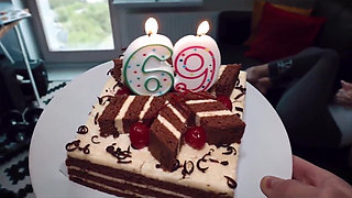 Step Sister Gets a Big Present for Her Birthday