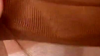 Aunty Sandra Putting on Her Tan Rht's