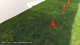 cumshot fit teens share a big cock in orgy