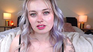 Blonde teen Sierras first erotic masturbation video