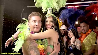 brazilian samba DP fuck party orgy