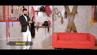 Tanya Virago takes virginity from young Czech guy in stockings