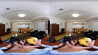 Japanese Housewife in Immersive POV VR Passionate Bliss
