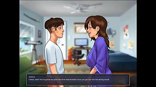 Summertime Saga Part 306 - Jenny's New Hentai Sex Scene with Shy Cosplay & Ahegao by MissKitty2K