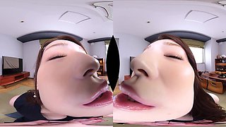 Japanese virtual passion unfolds with raw, intimate sensual connection