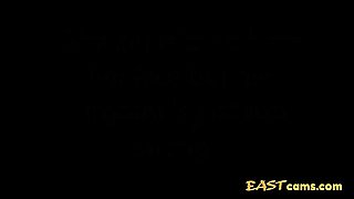 Shy Chinese Girl Tries to Hide Her Face During Orgasm