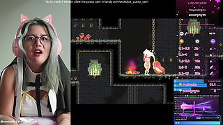 Lewd God Gameplay - Gabbi Plays as a Horny Divine Slut in Heat