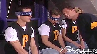 Blake Harper, Jackson Price And Tony Lazzari In Fraternity Initiation