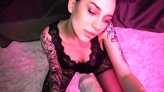 Cumshot for a Beautiful Stepsister. Honey Haze