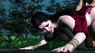 Indian Cheating Wife Savita Seduces Her Brother-in-law and Has Sex with Him in the Jungle. - Savita Bhabhi