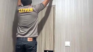 Hotel Security Prank Turns Into Wild Sex - Clarelia & Jamsen Hot Indonesian Amateur Fuck