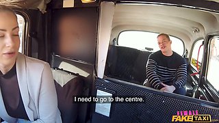 Nathaly Cherie gets pounded hard in her Taxi ride - blonde pornstar reality