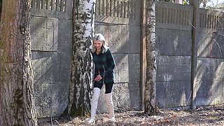 Euro amateur blonde pounded in public cab