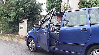 Big Breasted Mature Wife In Stockings Gets Double