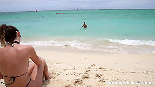 Candice Demellza & Simon Kitty Threesome Fuck - Bikini Babes on Yacht Doggy Style & Cumshot