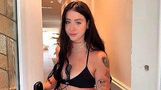 Sneaky secret hookup with my ex-girlfriend's hot virgin little sister Rosie Rider