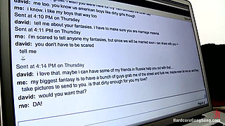 Beautiful 19 Yr Old Russian Blonde Takes Two Dicks in Her Pussy