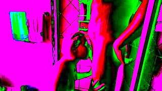 Blonde Babe Sucks Cock in Shower with a Kinky Twist