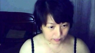 Chinese  lady on webcam