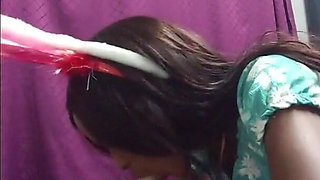 A Naughty Princess Gives Step Daddy Nice Blowjobs Before School