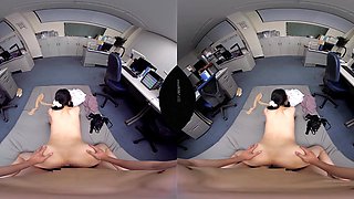 Asian naked babe hot VR porn