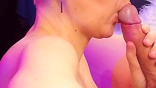 Cool Cock Sucking From a Juicy Swallow All His Cum