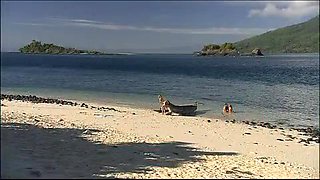 A Pair of Couples Have Hardcore Sex on the Lovely Tropical Beach - Private Porn Sex Videos