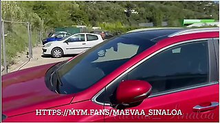Maevaa Sinaloa - Sodomise In An Outdoor Parking Lot In Public He Creampie My Ass
