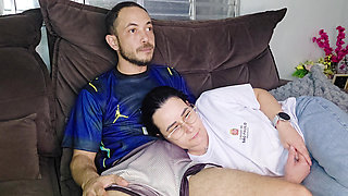 Stepsister Is Seduced by Her Stepbrother While Watching the Brazil Game