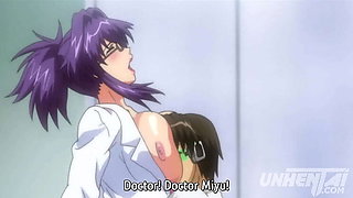 Uncensored Hentai: College Girls with Big Tits Revealed by X-Ray Glasses