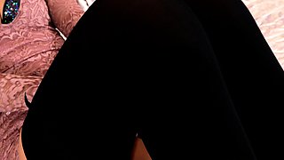 Perfect blond making solo masturbation