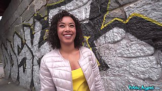 Alluring ebony teen coquette hot sex video