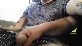 mother-in-law sucks and jerks off my dick on public transport