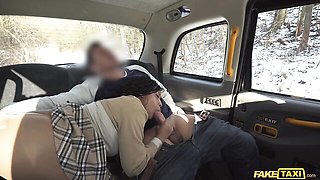 Backseat fuck in the cowgirl pose with a hot ebony Vicky Menage