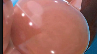 Fat Ass Fortnite Slut Getting Her Tight Oiled up Pussy Fucked