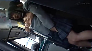 Asian chick hottie fucked in a bus