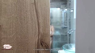 Bootylicious Latina Savannah Watson Spied on in Shower, Ends Up in Anal Action