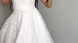 Bride Teases What's Under the Dress