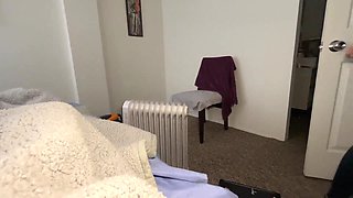 maid came to tidy my apartment but concluded up sitting on my stiffy with her massive white caboose