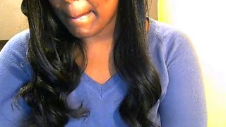 Hot Black Maid Does Some Webcam Black and Ebony