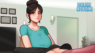 My Stepmom Linda Helps To Reduce My Sexual Tension After Caught Watching Her Jiggling Bouncy Boobs