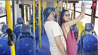 Student on the bus gets thighed by a stranger.