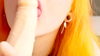 Creamy Fun with Dildo